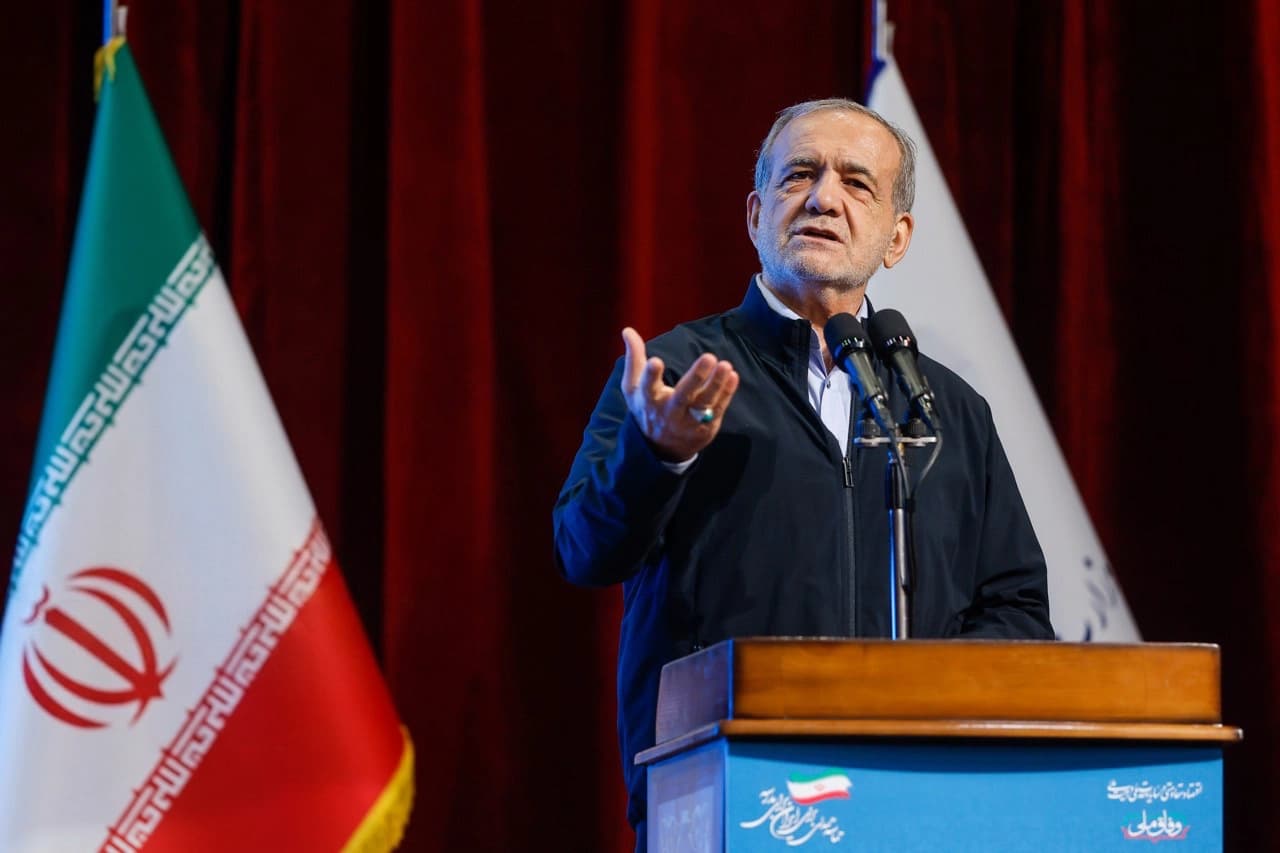 Iran President Masoud Pezeshkian. File photo