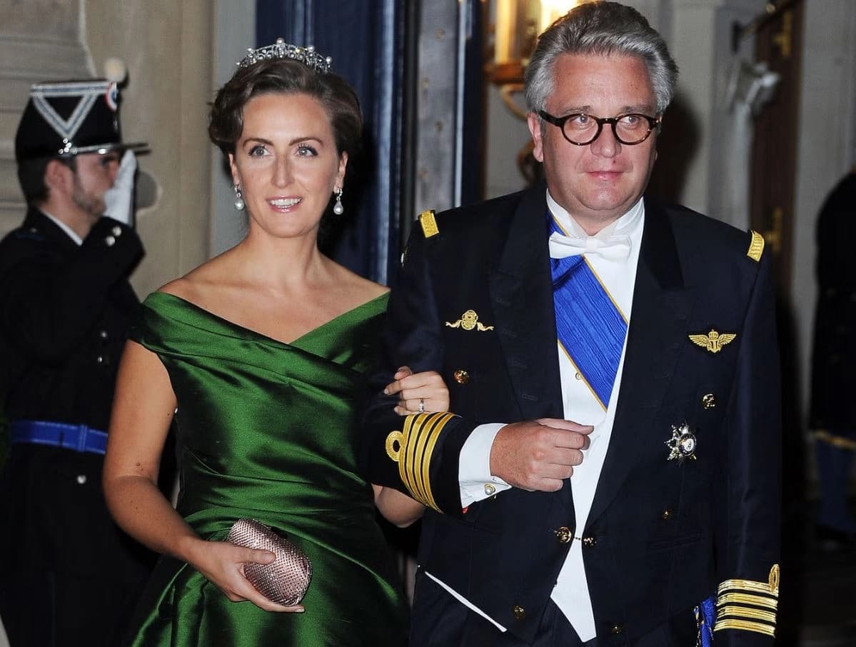 Belçika kraliyet ailesinin "aykırı üyesi" olarak görülen Prens Laurent, Britanya doğumlu eşi Claire ile birlikte. / Foto: Getty Images