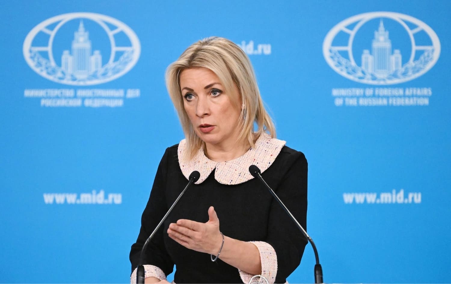 Foto: Rusya Dışişleri Bakanlığı Sözcüsü Mariya Zaharova