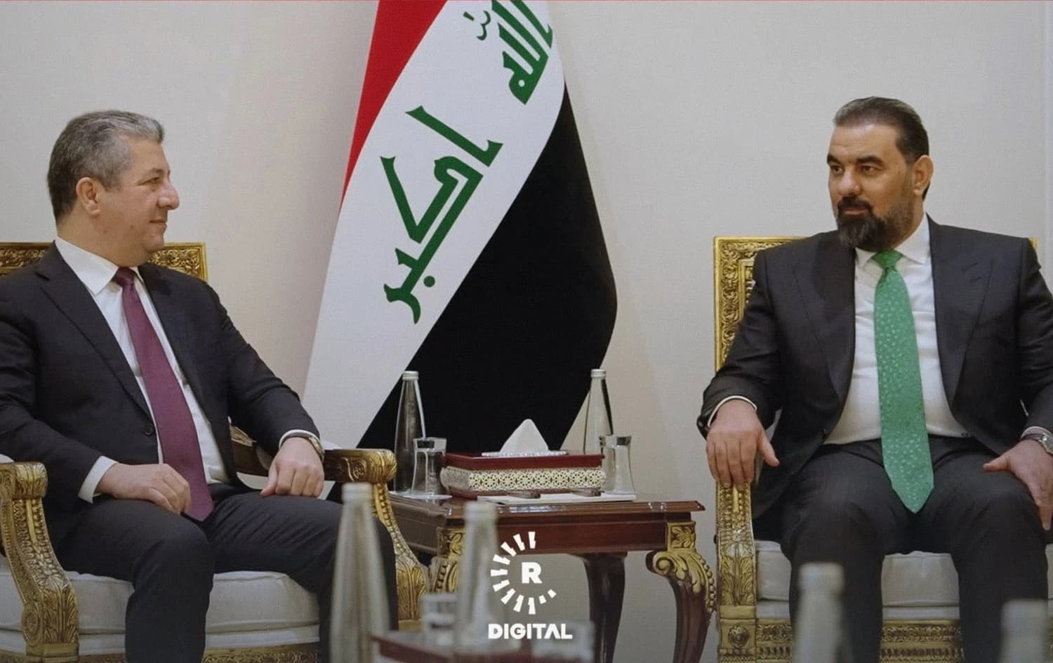 لقاء سابق بين مسرور بارزاني وهيبت الحلبوسي