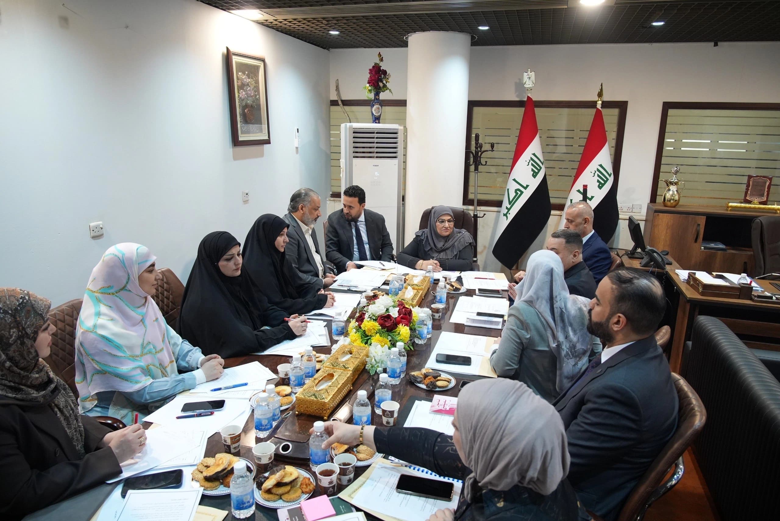 اجتماع لجنة العمل في البرلمان العراقي