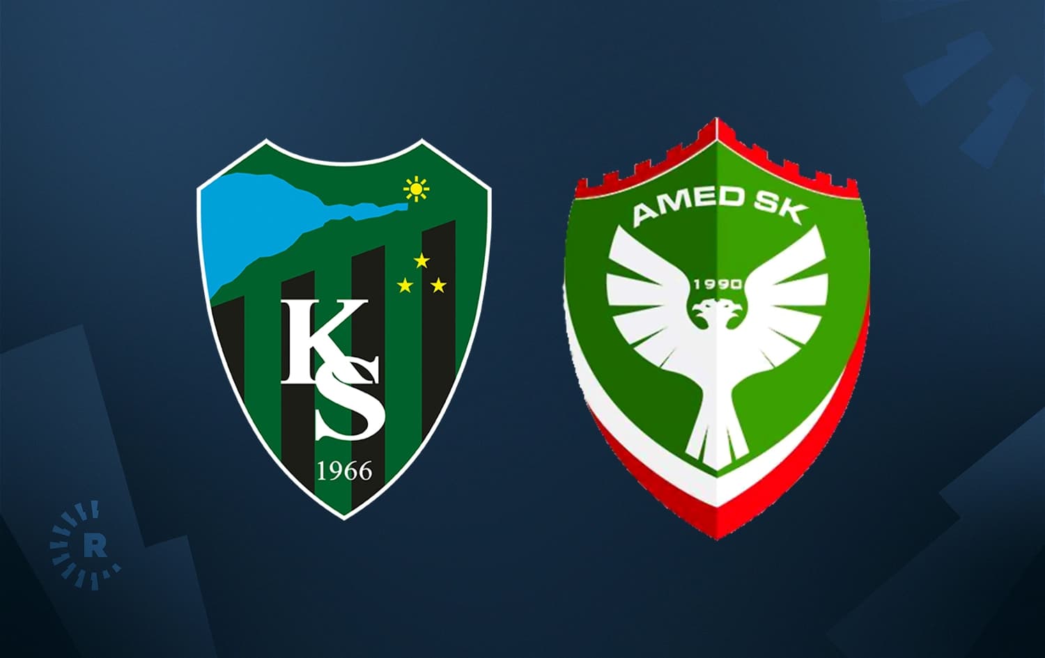 Logoyên Kocaelispor û Amedsporê / Wêne: Rûdaw