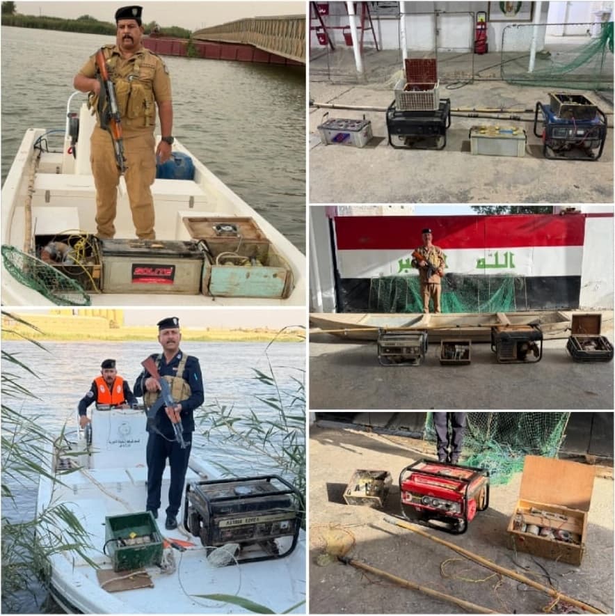 الشرطة النهرية في واسط