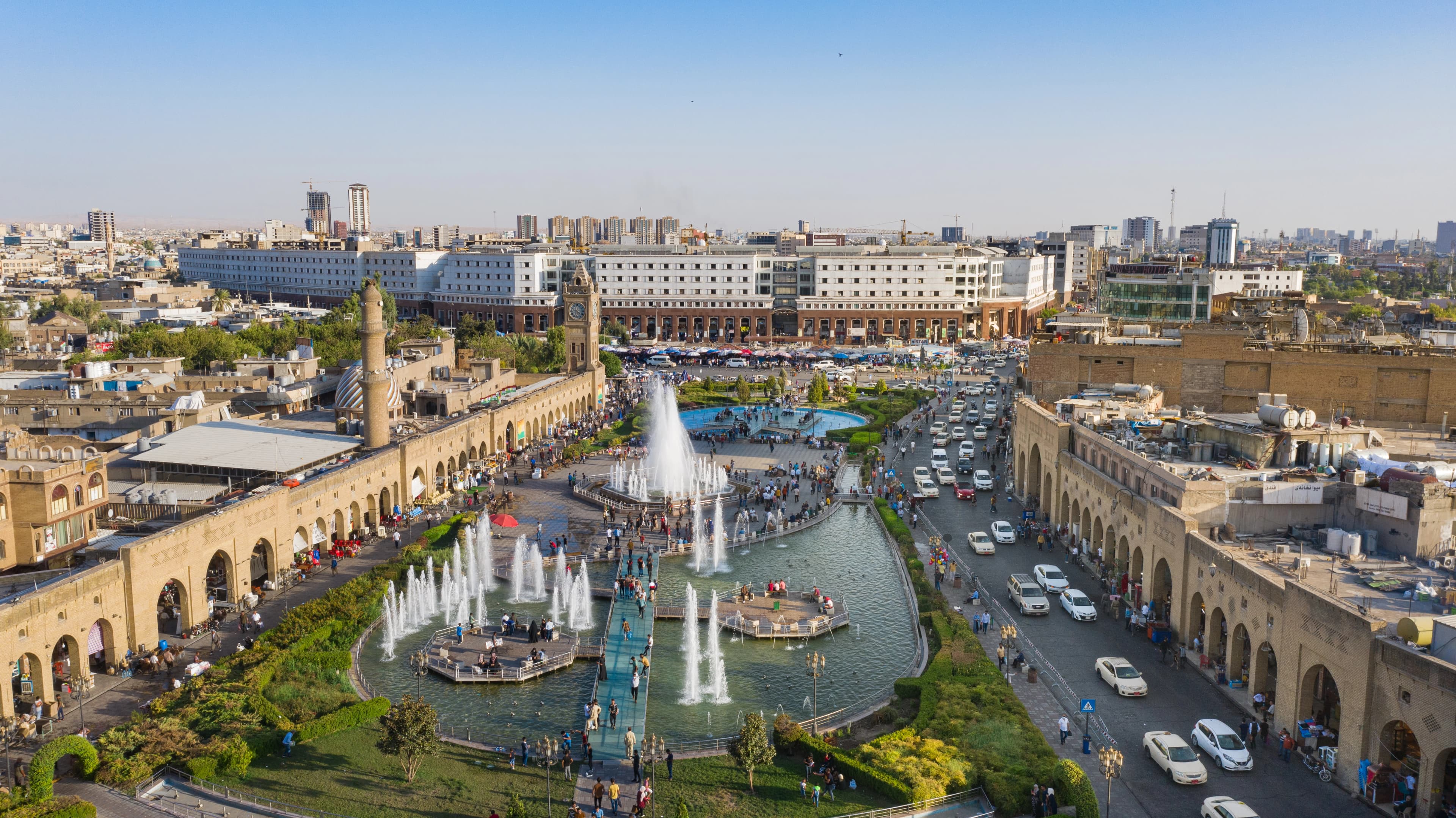 A view of Shar Park in Erbil, the capital of the Kurdistan Region. Photo: Bilind T. Abdullah