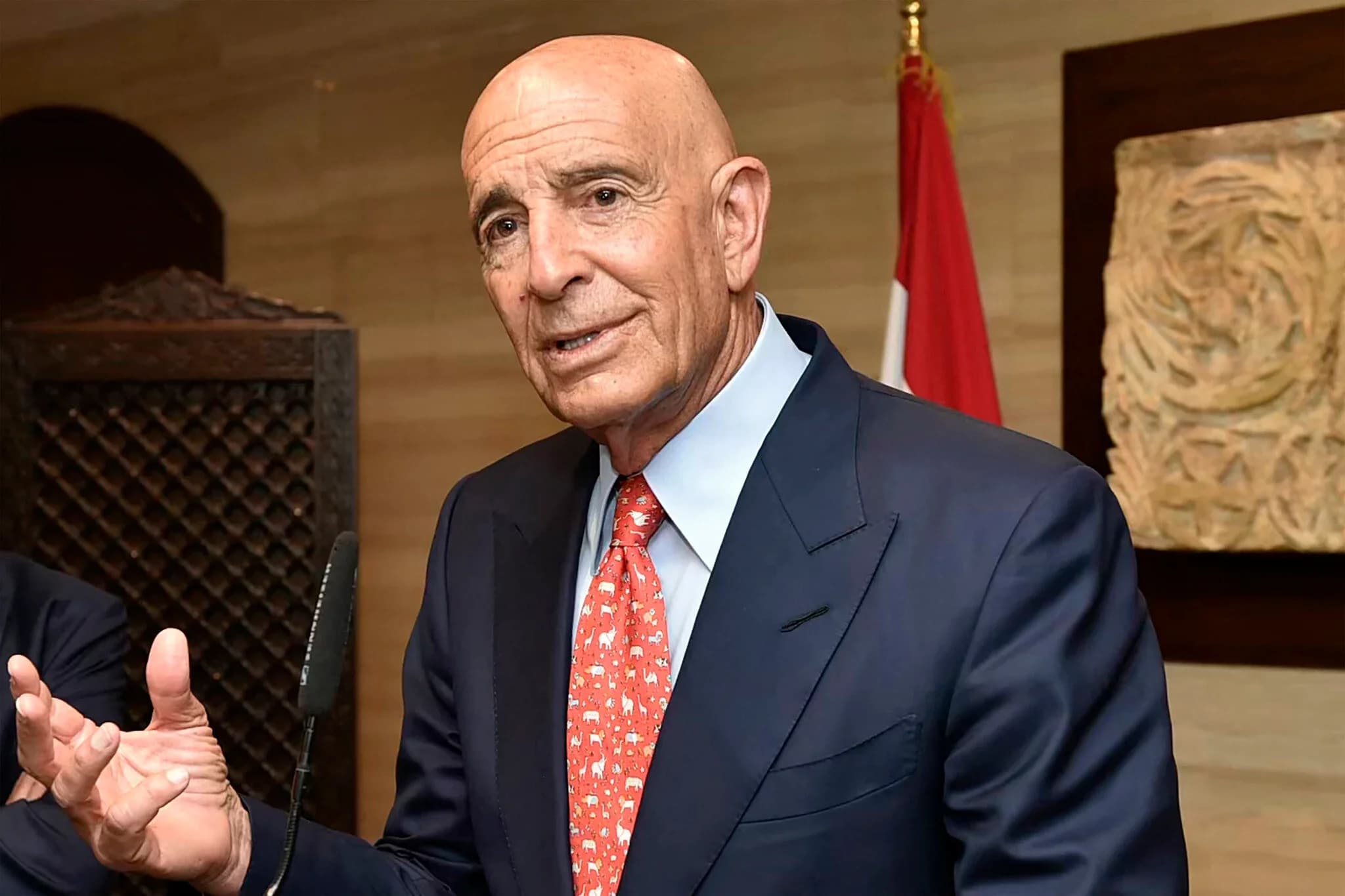 Tom Barrack, the US Special Envoy for Syria and Iraq. Photo: AFP