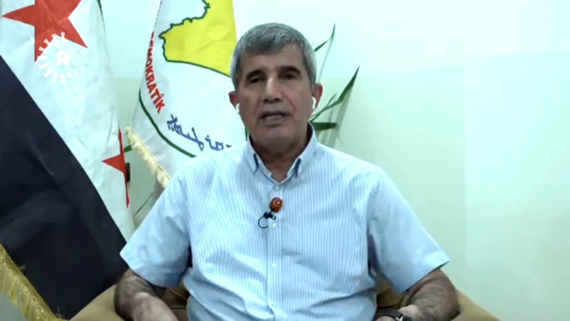 Hassan Mohamed Ali, co-chair of SDC's public relations. Photo: Rudaw/screengrab