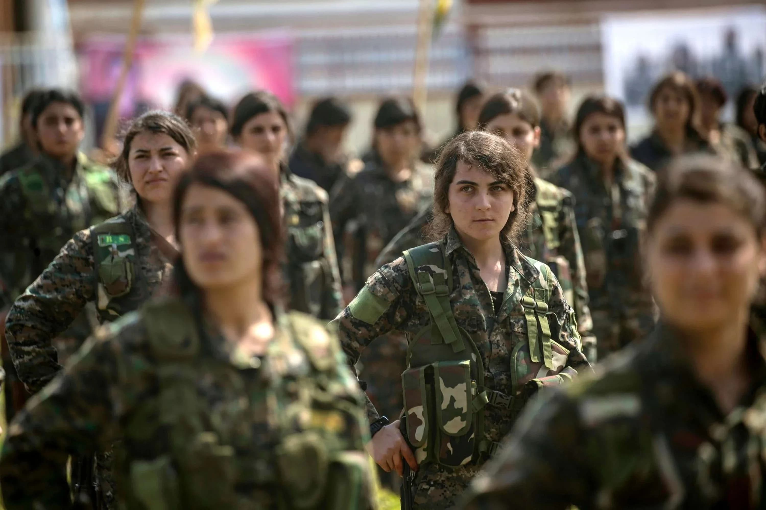 Şervanên YPJyê / Wêne: AFP