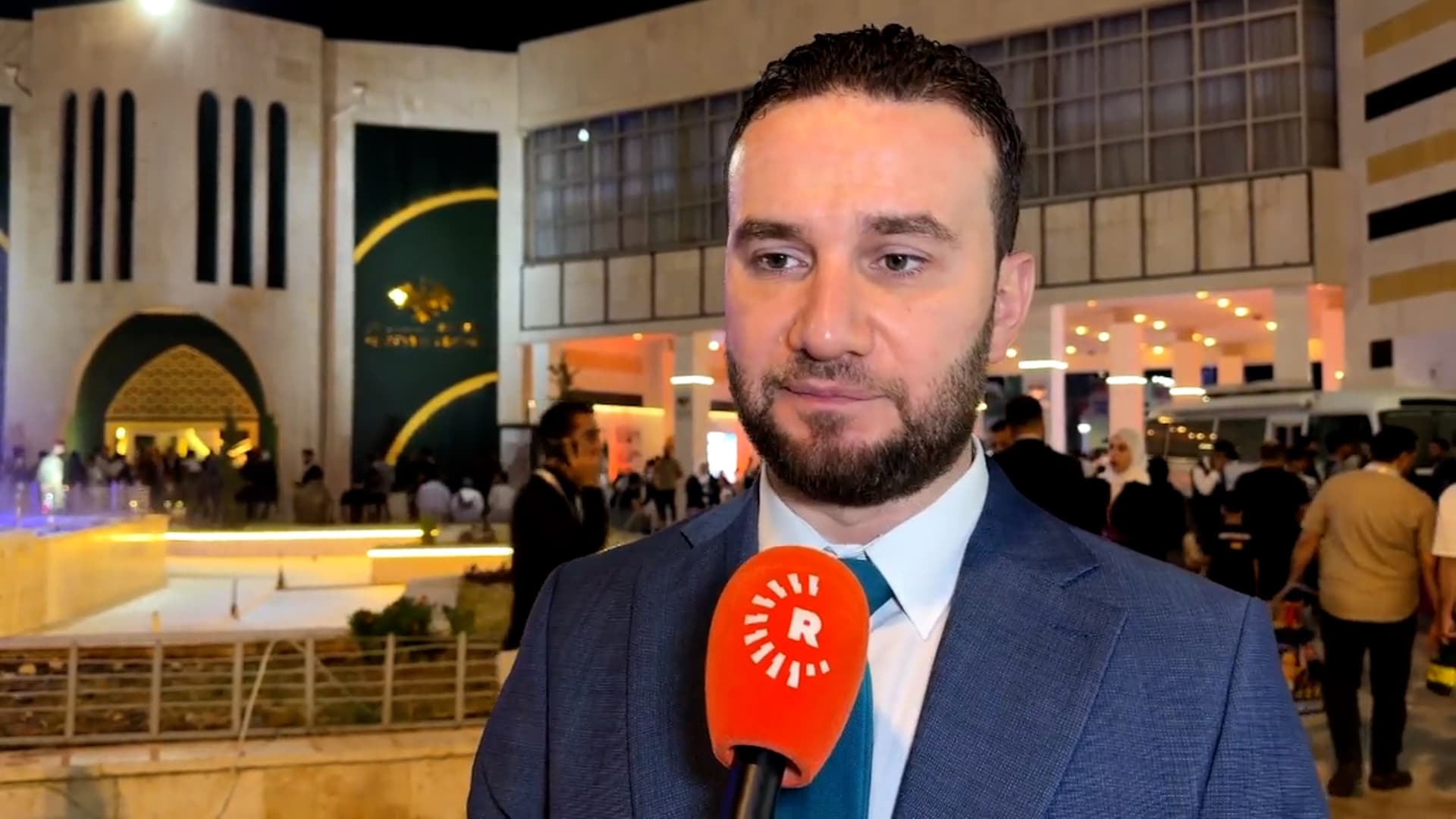 Syrian interior ministry Spokesperson Noureddine al-Baba speaks to Rudaw on August 27, 2026. Photo: Screengrab/Rudaw