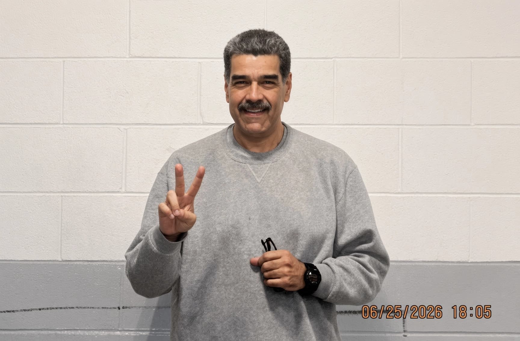 Ülkesinden kaçırılarak ABD’ye götürülen Venezuela eski Devlet Başkanı Nicolas Maduro. / Foto kaynağı: X