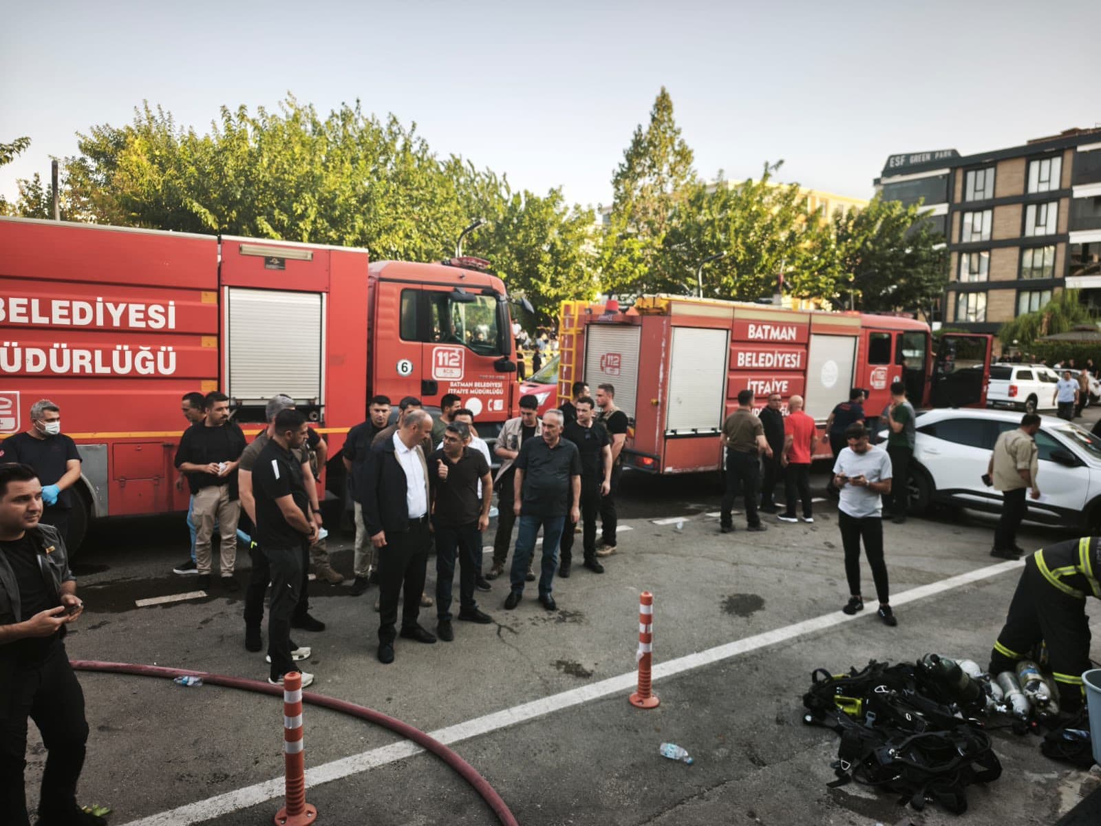 Batman Valisi olay yerinde / Foto: Batman Valiliği