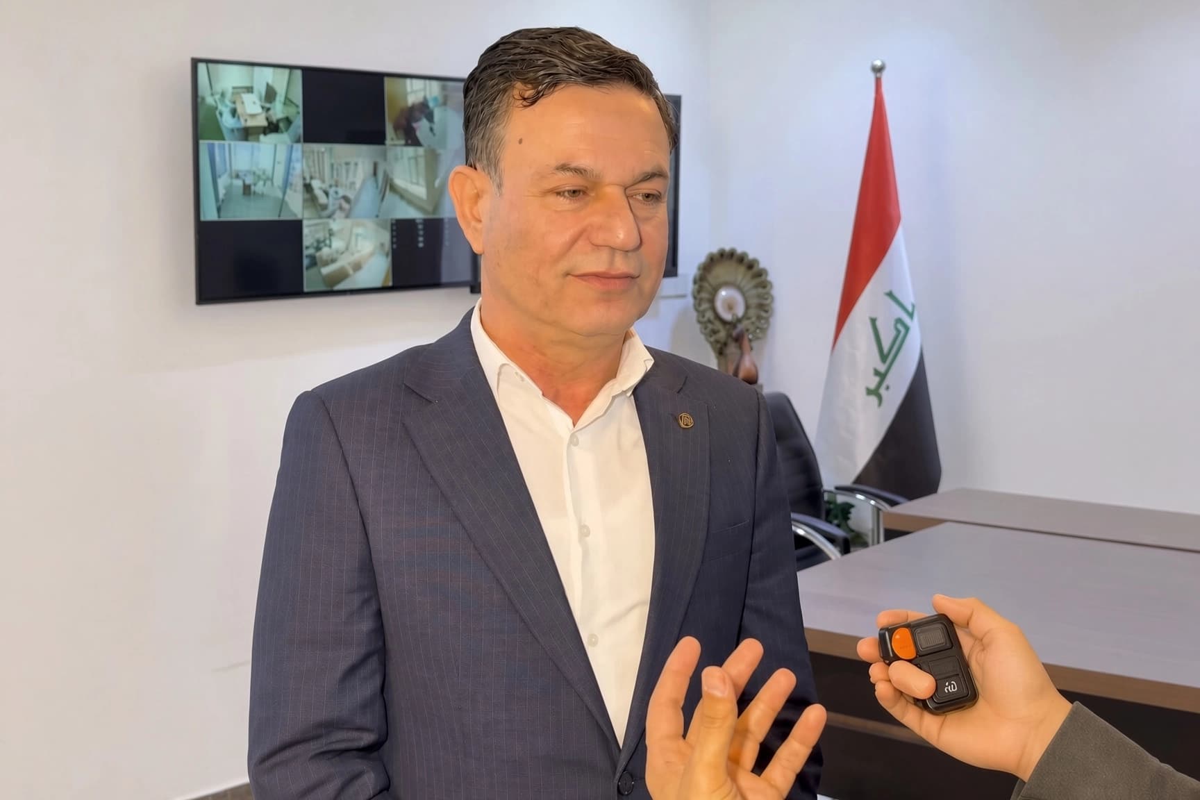 جەواد فەیزوڵڵا، قایمقامی قەزای خانەقین. وێنە: رووداو