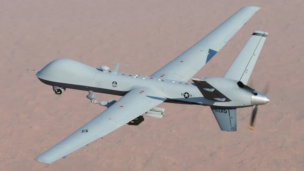 ABD'ye ait bir MQ-9 insansız hava aracı (İHA)