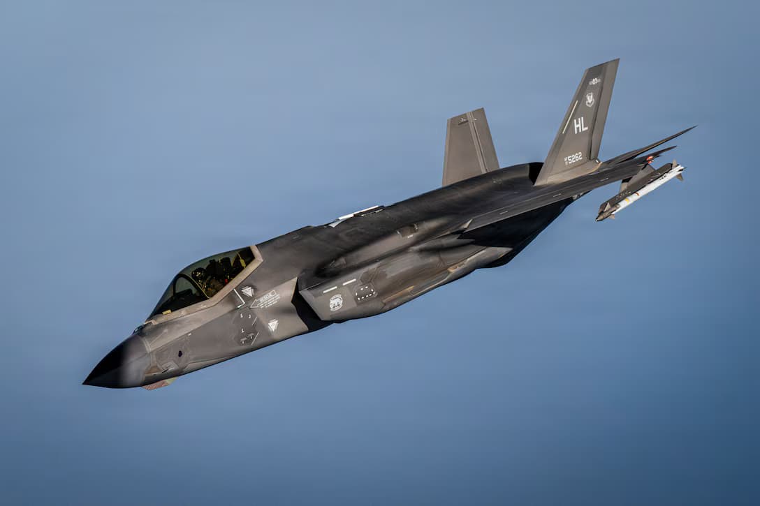 A US Air Force F-35A Lightning II aircraft flies in the US Central Command area of responsibility on June 19, 2026. Photo: CENTCOM