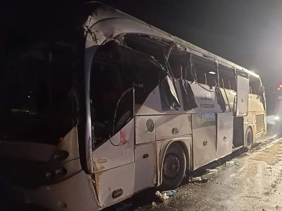 اصطدام حافلة في مصر \ ارشيفية