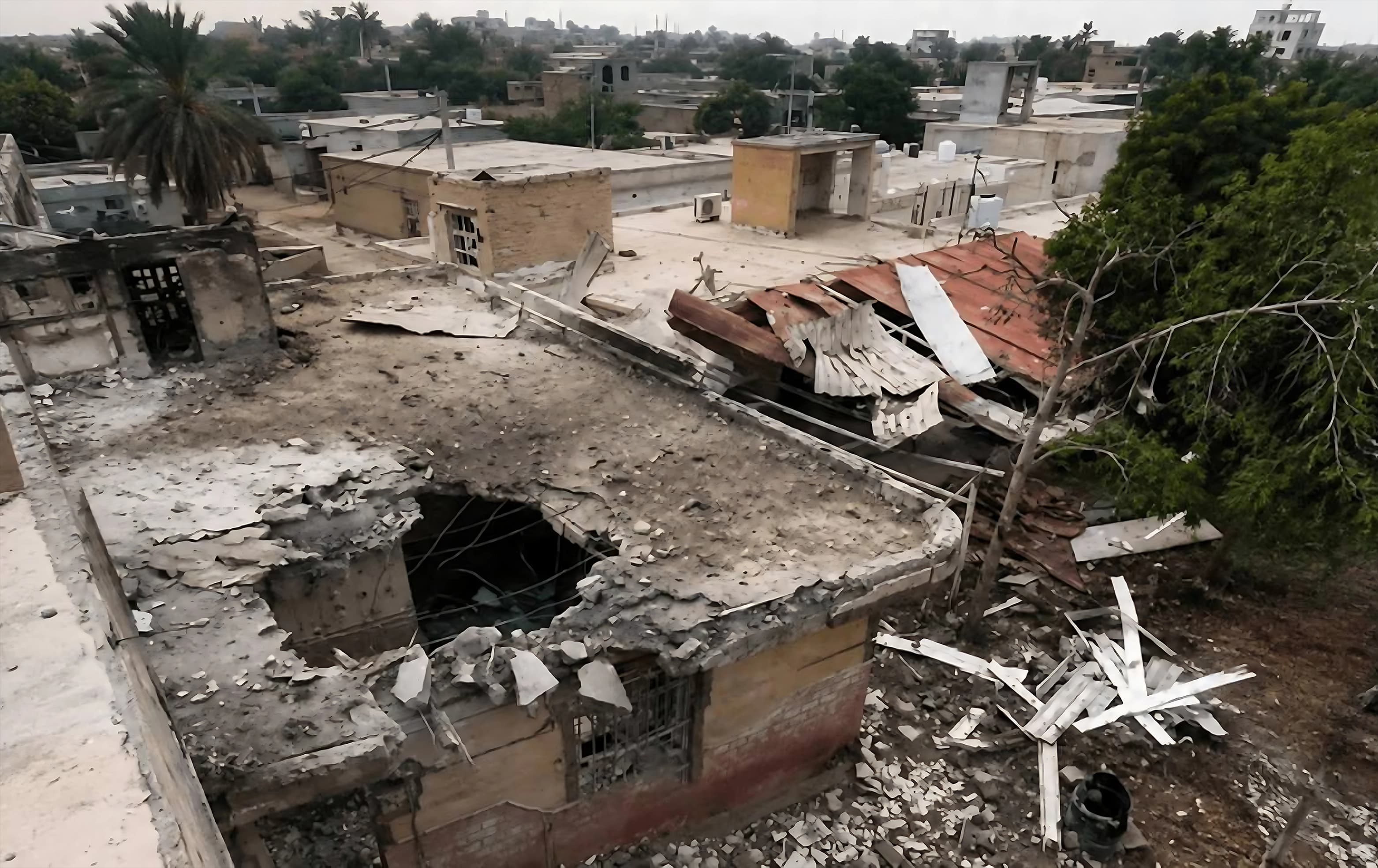 The aftermath of a US strike on a wedding venue in Kouhestak, Sirik, Iran. Photo: Fars news agency