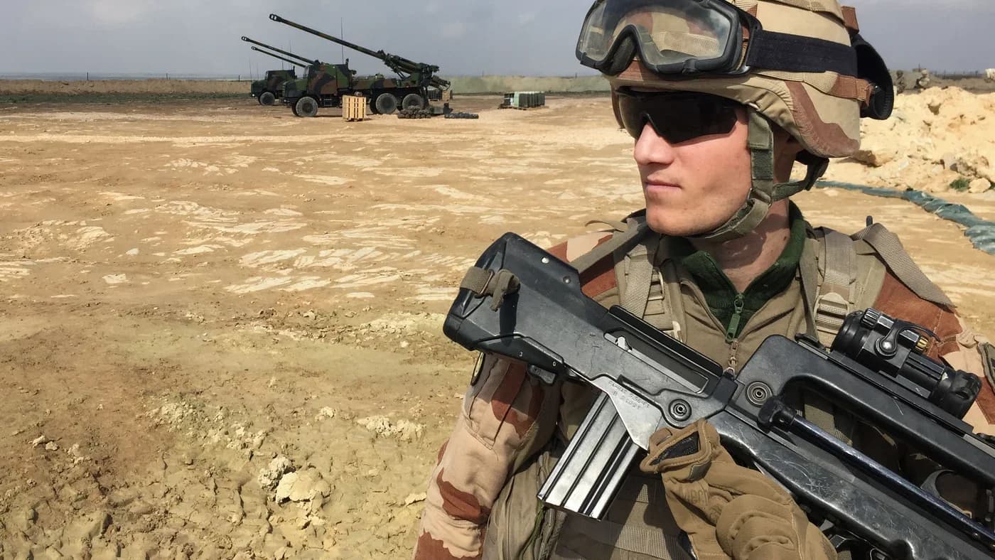 French soldier in an unidentified location in Iraq. Photo: File/AFP