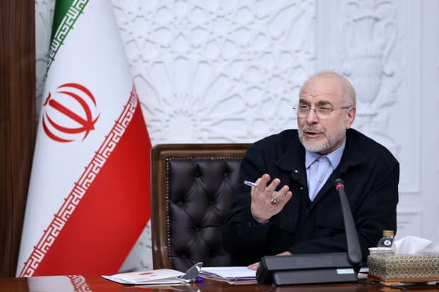 محەممەد باقر قالیباف، سەرۆکی پەرلەمانی ئێران
