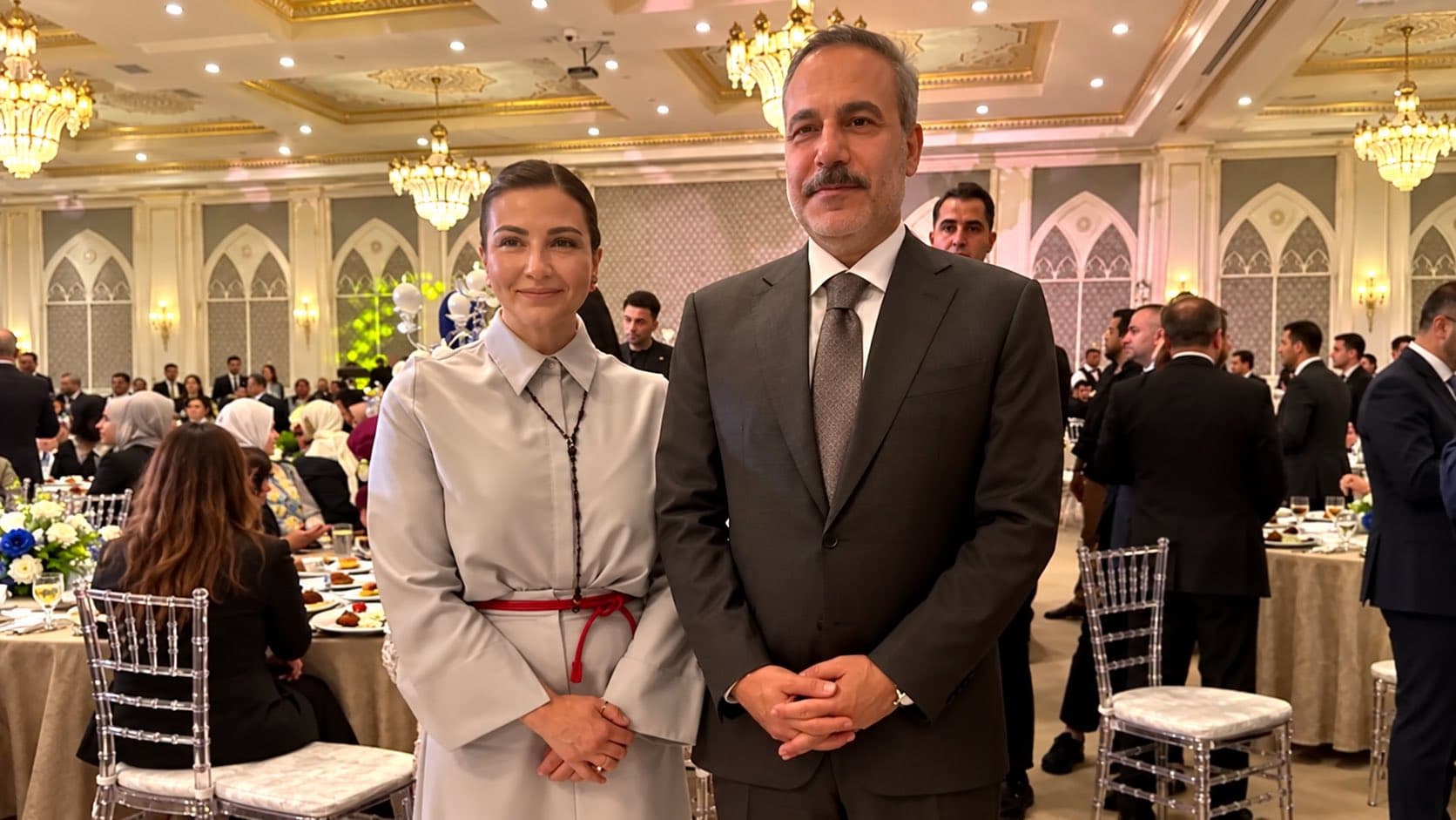 Amedspor Kulüp Başkan Yardımcısı Narin Nadirova, Türkiye Dışişleri Bakanı Hakan Fidan ile bir araya geldi.