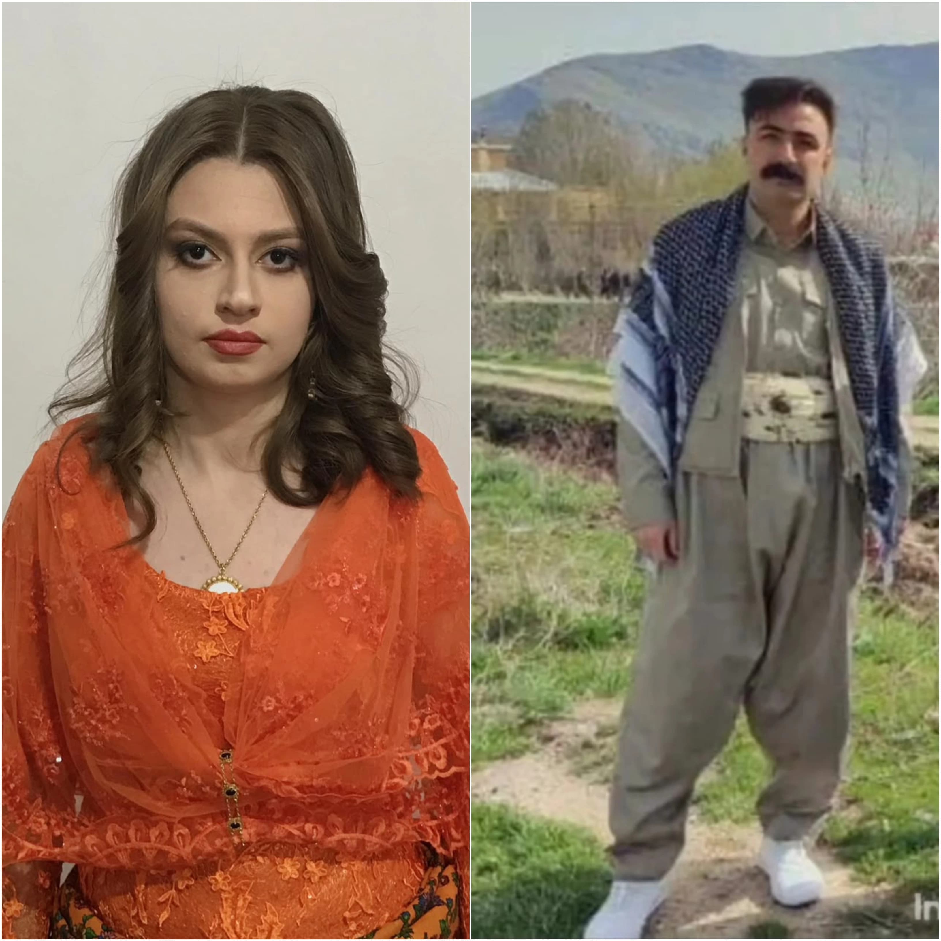 نیلوفەر مجاویری و سەید عیزەدین تاهیری