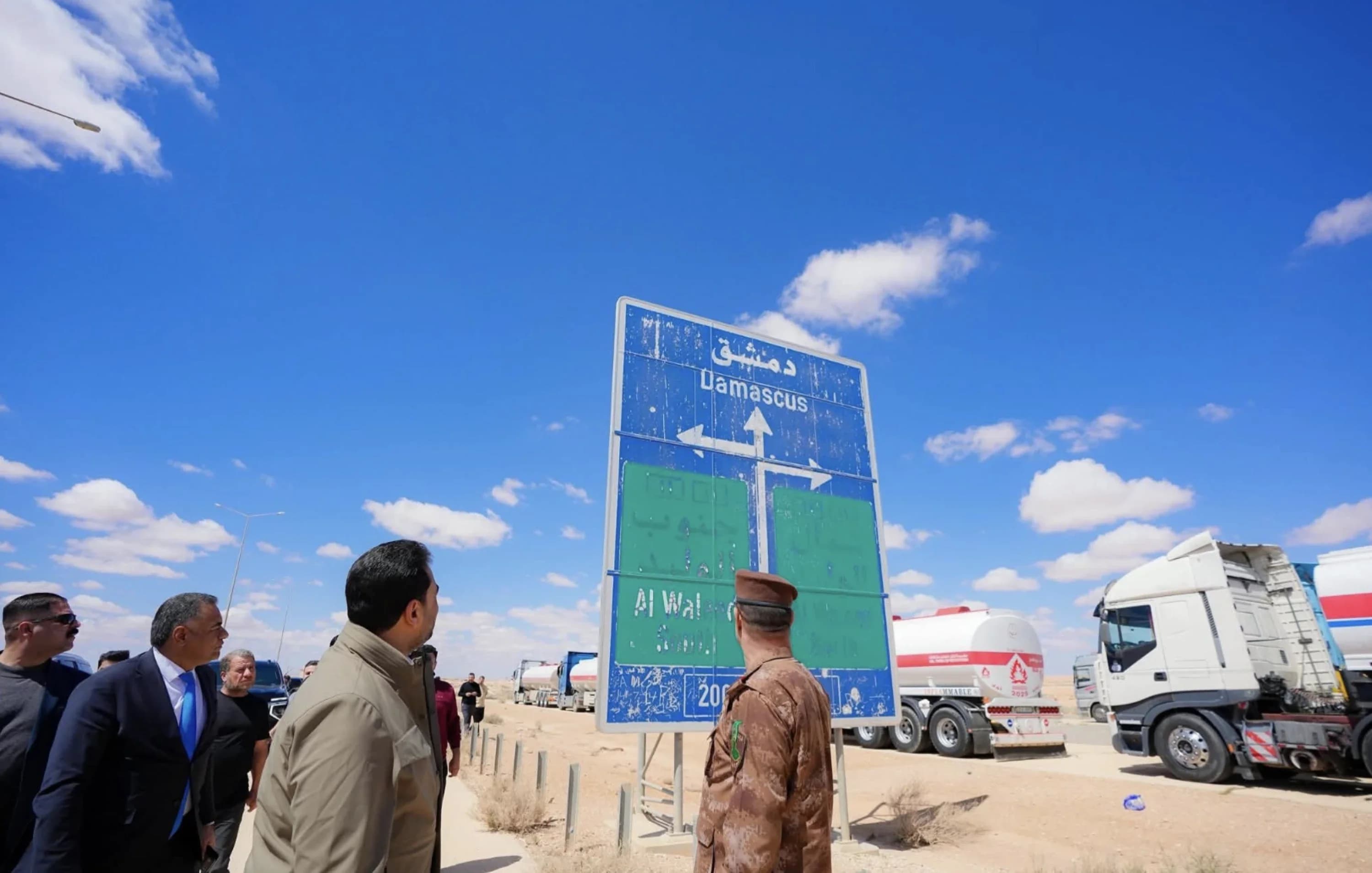 The al-Waleed border crossing on the Iraqi-Syrian border on March 30, 2026. Photo: Iraqi News Agency