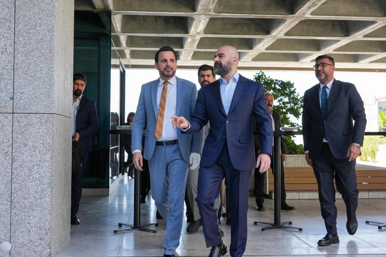 Kürdistan Yurtseverler Birliği (KYB) Lideri Bafıl Talabani ile Yeni Nesil Hareketi Lideri Şasıwar Abdulwahid
