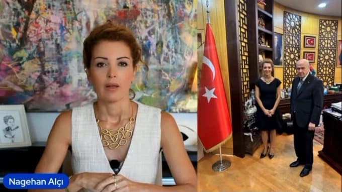 Nagehan Alçi û Devlet Bahçelî / Wêne: Nagehan Alçi