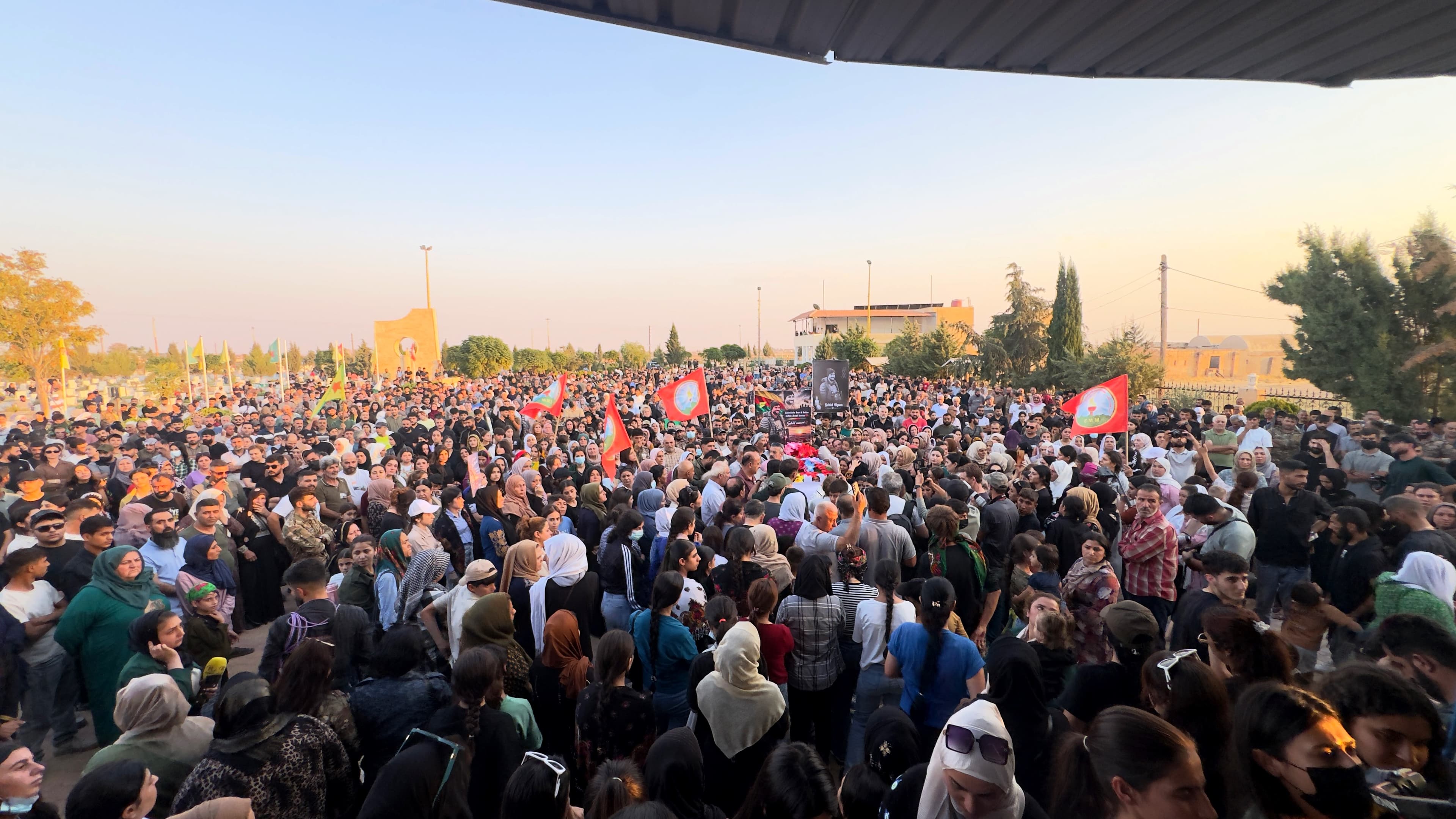 Kurdish protesters in northeast Syria (Rojava), September 12, 2026. Photo: Rudaw