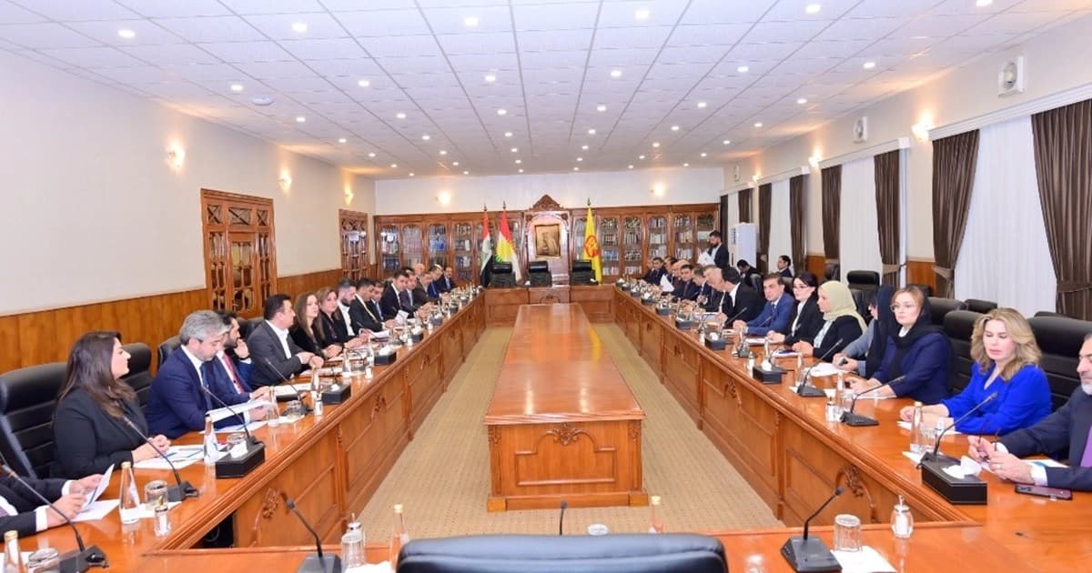 کۆبوونەوەی شاندی دانوستاندنکاری حکومەتی هەرێمی کوردستان لەگەڵ پارتی دیموکراتی کوردستان