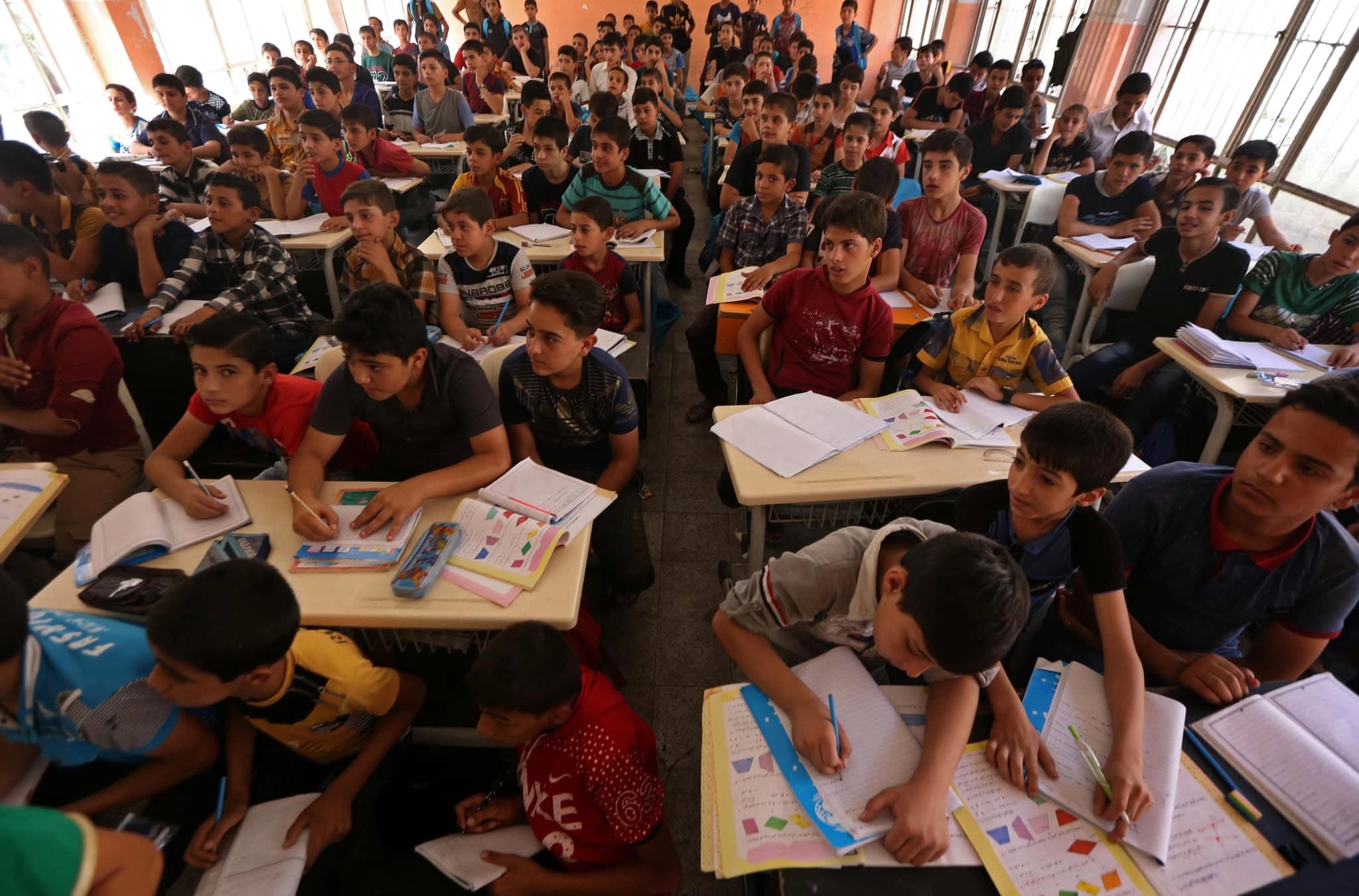 المدارس العراقية تعاني مشكلة الاكتظاظ