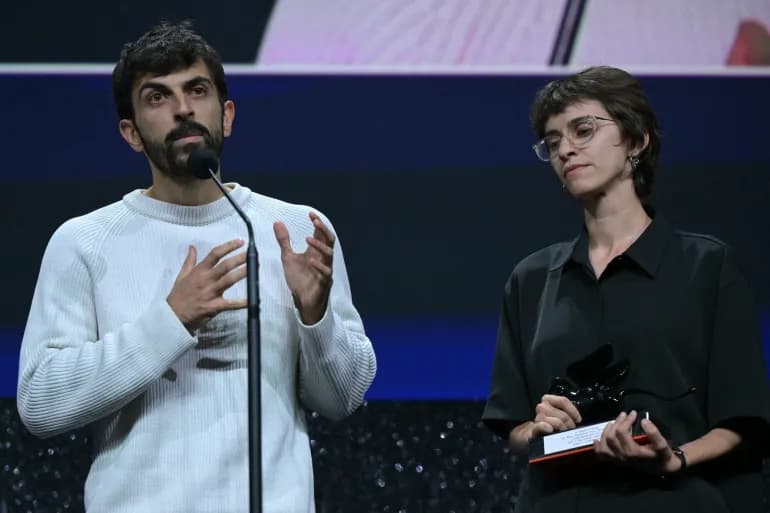 مخرج وثائقي نازا يوفال أبراهام \ AFP