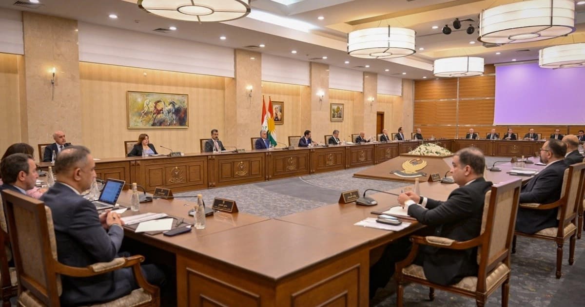كۆبوونەوەی ئەمڕۆی ئەنجوومەنی وەزیرانی هەرێمی کوردستان