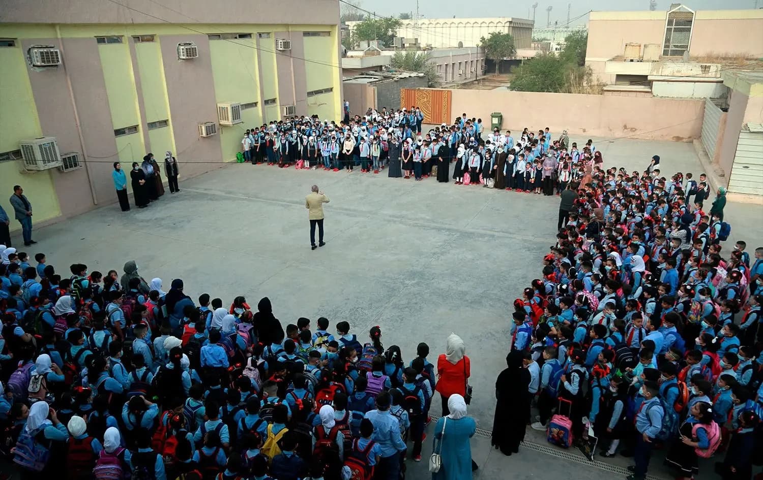 اصطفاف صباحي \ أرشيفية