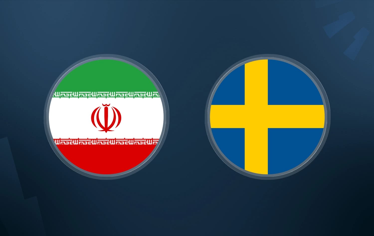 Iranian and Swedish flags. Graphic: Rudaw