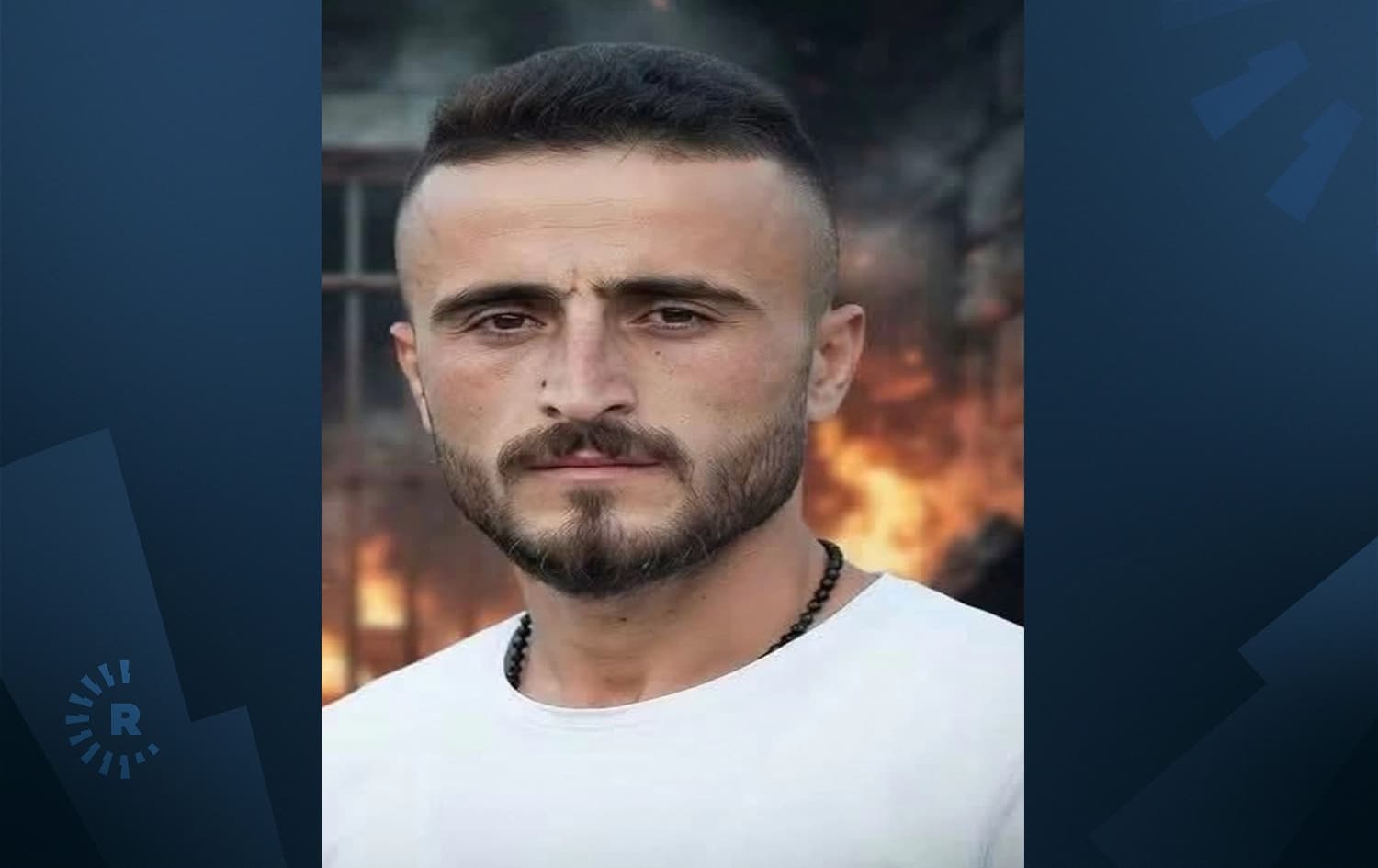 مەسعوود حەمۆ رەشۆ، یەکێک لە بریندارانی ئاگرکەوتنەوەکەی گرتووخانەی کۆبانێ
