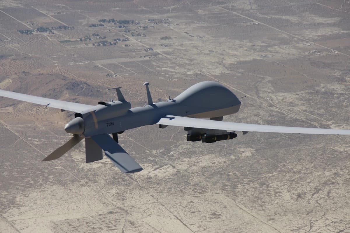 A US MQ-1 drone. File photo: General Atomics