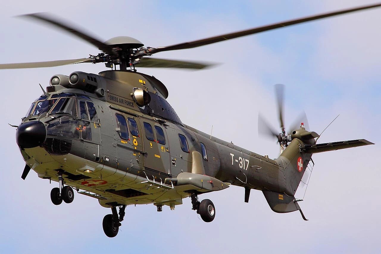 "Super Puma" tipi bir helikopter. / Arşiv