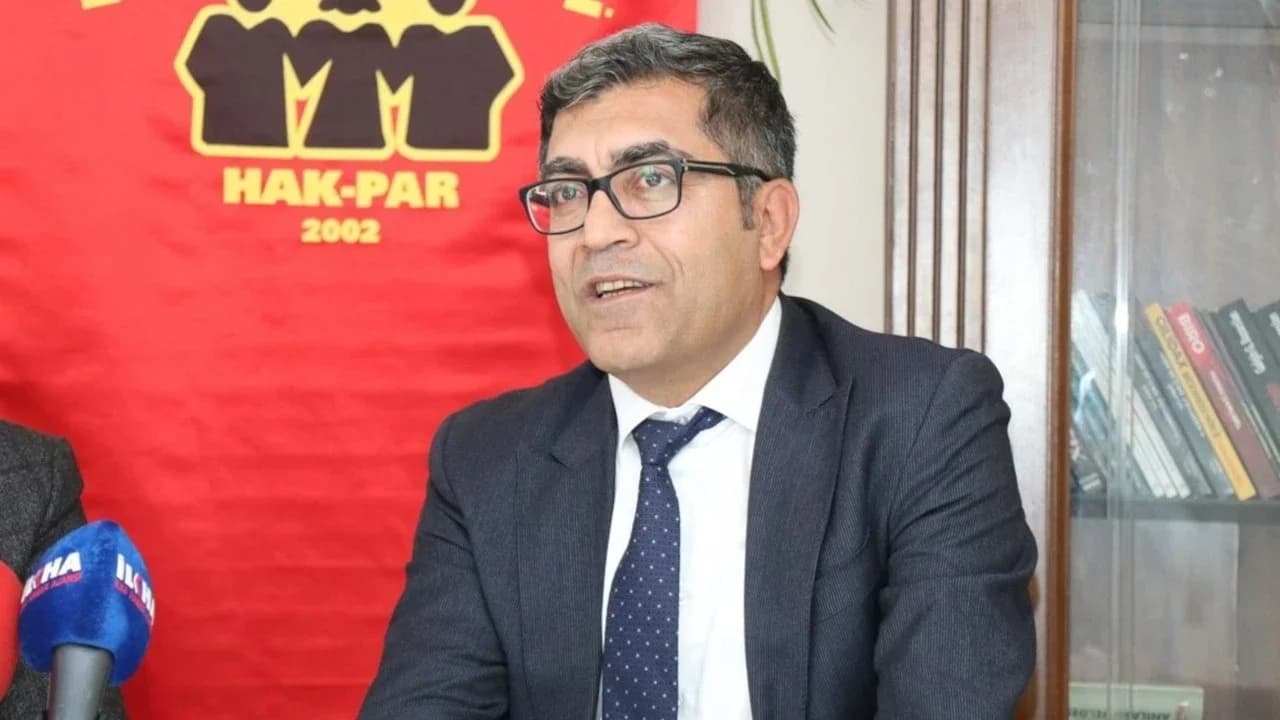 Foto: Hak ve Özgürlükler Partisi (HAK-PAR) Genel Başkanı Düzgün Kaplan