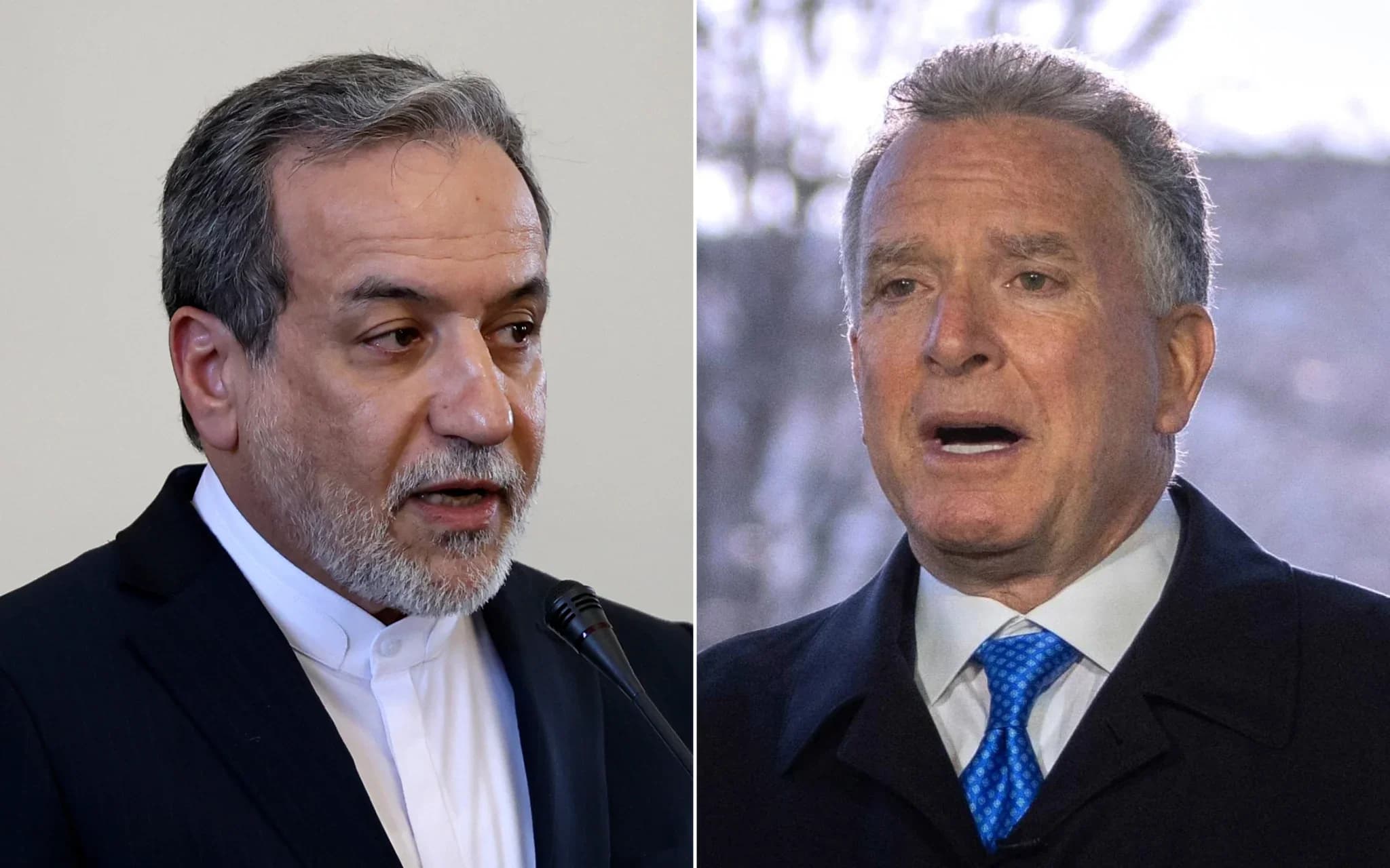 ستیڤ ویتکۆف، نێردەی تایبەتی ترەمپ و عەباس عێراقچی، وەزیری دەرەوەی ئێران
