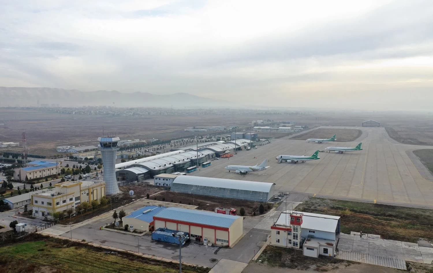 فڕۆکەخانەی جەلال تاڵەبانی لە سلێمانی. وێنە: ئەرشیڤ
