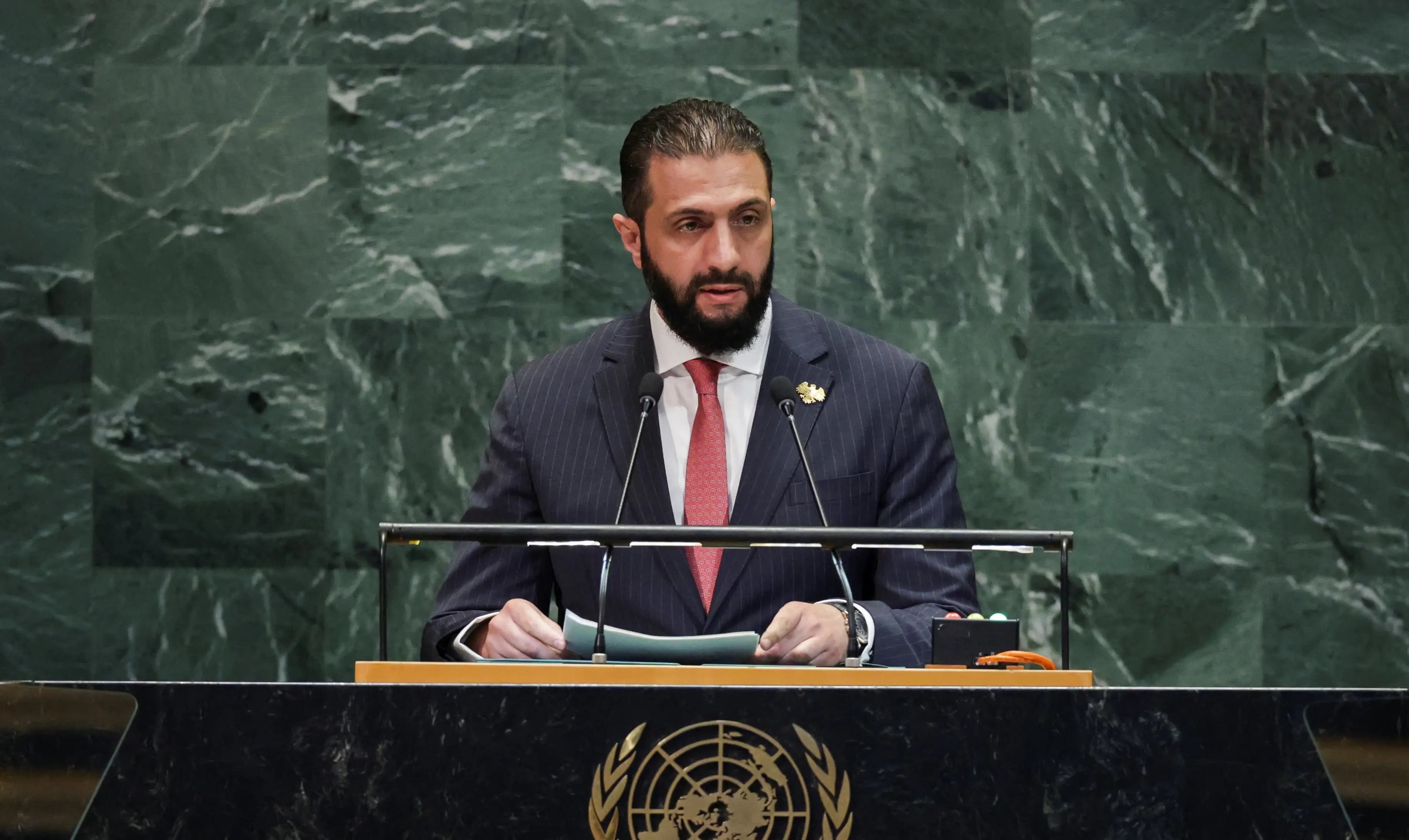 ئەحمەد شەرع، سەرۆککۆماری سووریا