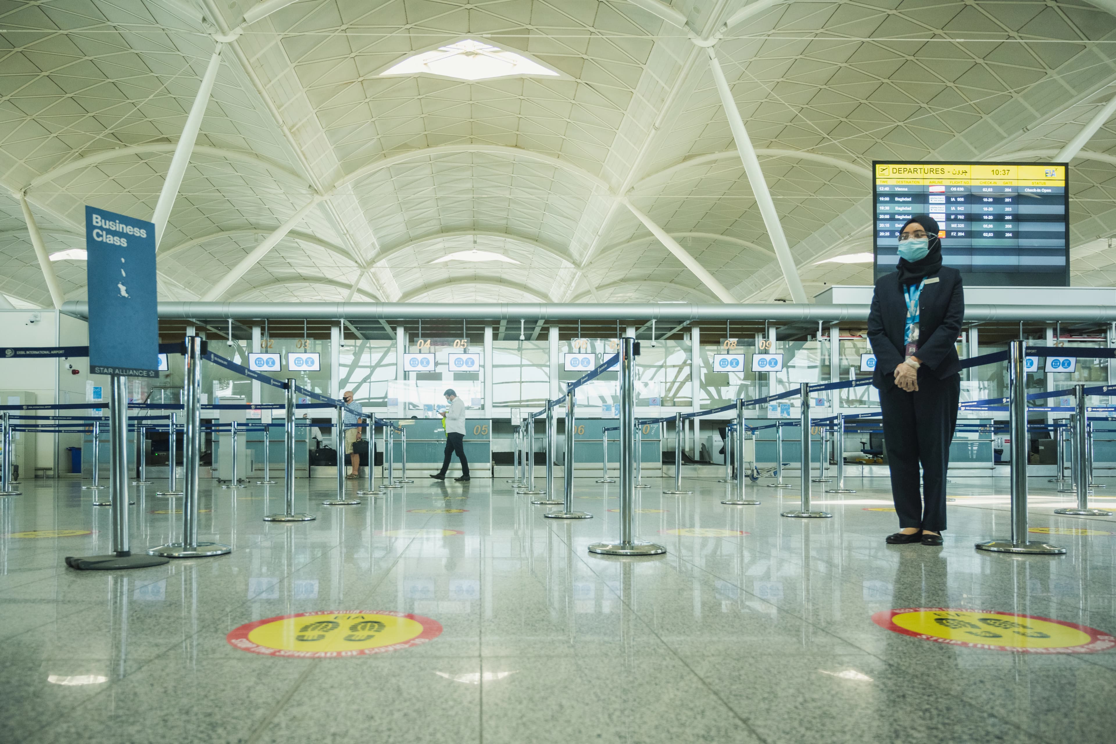 Erbil's International Airport on August 20, 2020. Photo: Rudaw