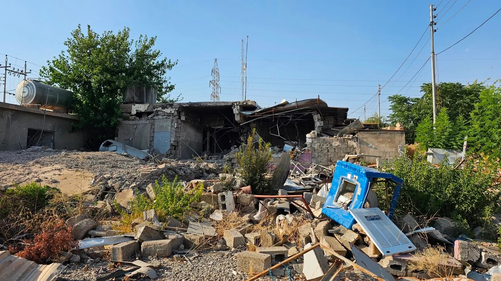 Aftermath of missile attack in Koya, August 12, 2026. Photo: Hunar Huseini