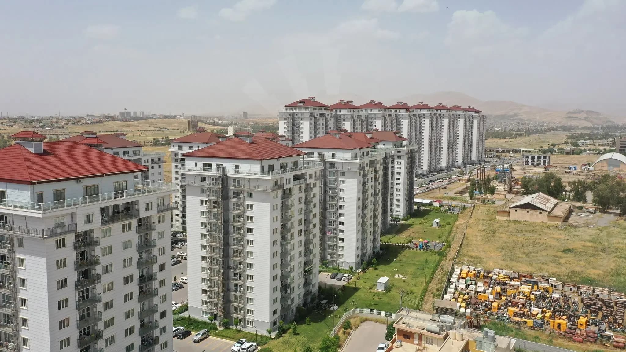 ژمارەیەک یەکەی نیشتەجێبوون لە هەرێمی کوردستان. وێنە: بڵند تاهیر - رووداو