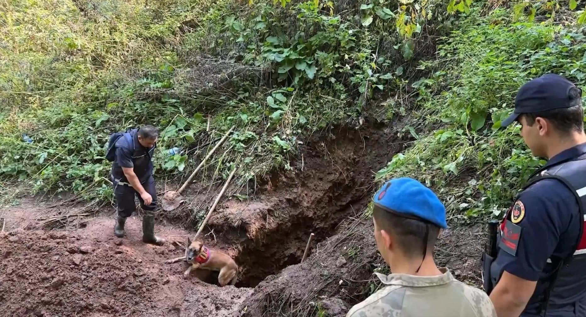Kayıp kadının cansız bedenini bulmak için kazı yapıldı. / Ekran alıntısı