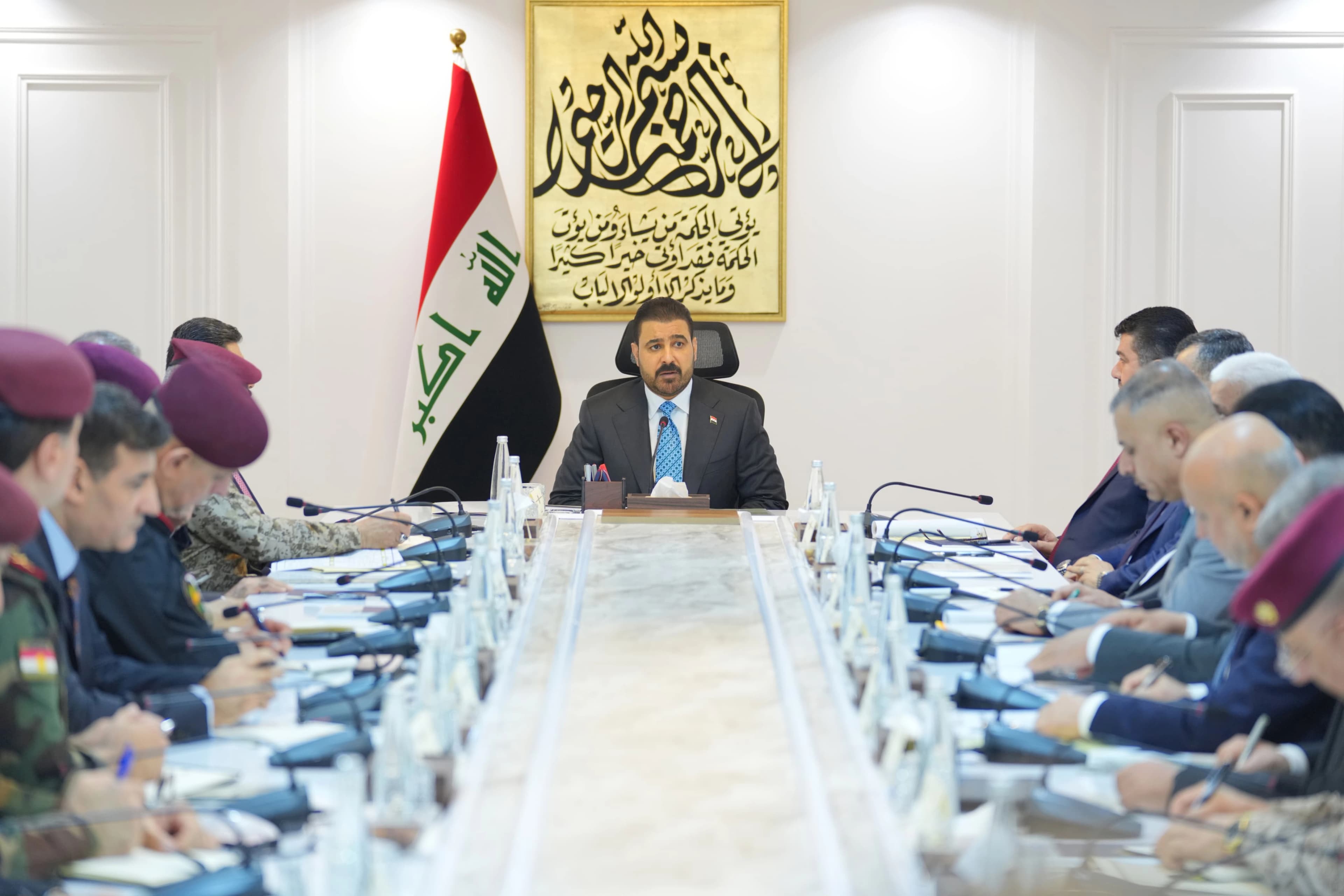 رئيس الوزراء العراقي، علي الزيدي يترأس اجتماعاً استثنائياً للمجلس الوزاري للأمن الوطني
