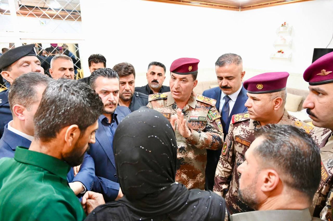 A high-level delegation from Iraq’s Counter-Terrorism Service (ICTS) attending the mourning ceremony Mohammed Hemin on October 2, 2026. Photo: ICTS
