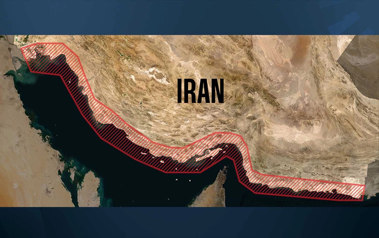 US blockade on Iranian ports. Graphic: CENTCOM