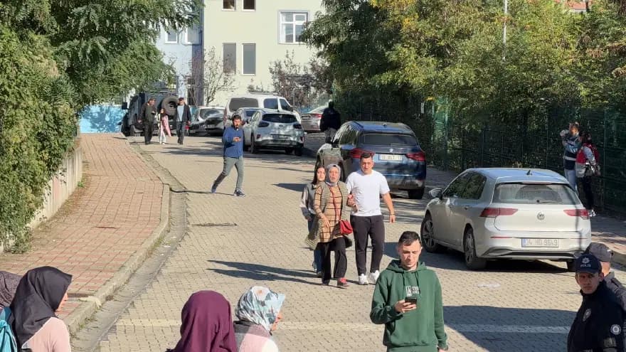 Saldırının yaşandığı okul. / Foto: İHA
