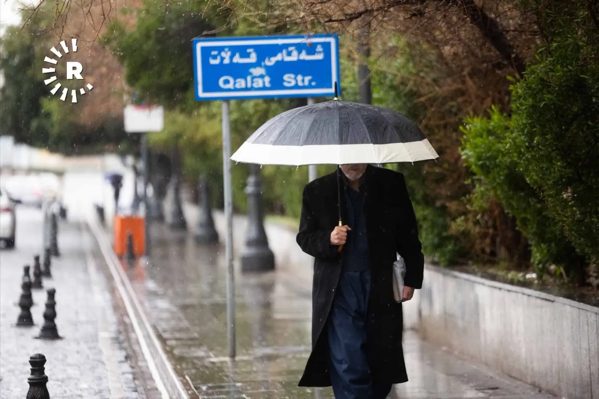دیمەنێکی بارانبارین لە ساڵی 2021 لە هەولێر، وێنە: بڵند تاهیر - رووداو