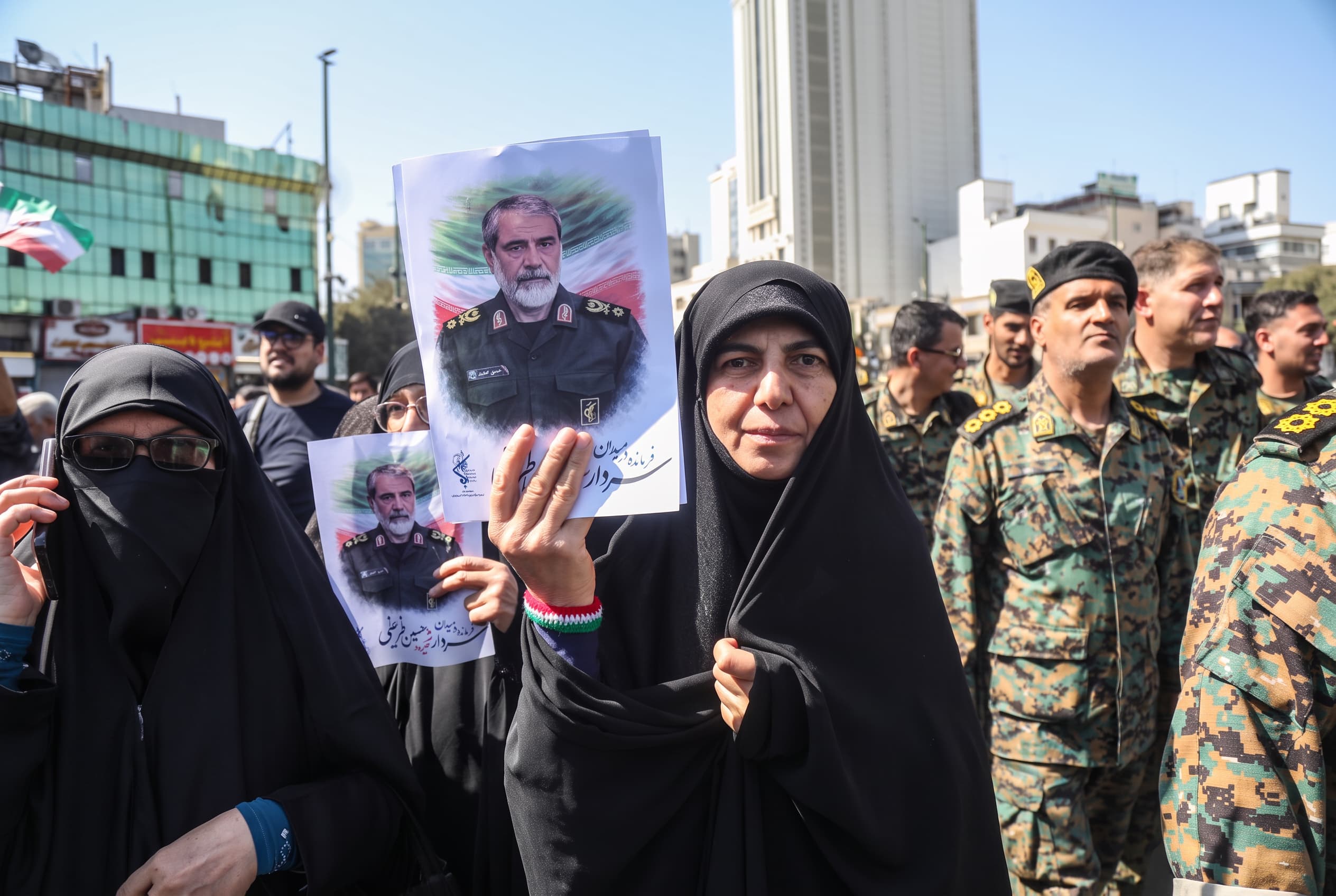 The funeral procession for IRGC Brigadier General Hossein Zarifi, commander of the Imam Sajjad Operational Base in Saravan, held in Mashhad on September 27, 2026. File photo: Mehrnews